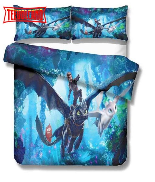How To Train Your Dragon 3d Duvet Cover Bedding Sets