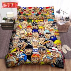 Hulk Hogan Wwe Costumes Cartoon Duvet Cover Bedding Sets