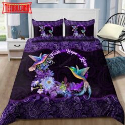 Hummingbird Faith Hope Love Bedding Sets