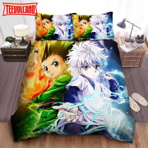 Hunter X Hunter Gon &amp Killua Fire And Flash Bedding Sets