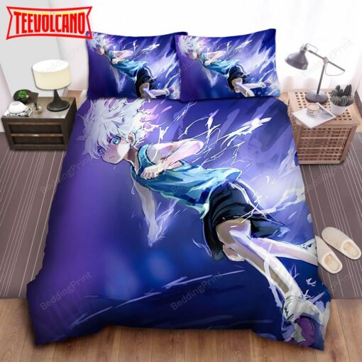 Hunter X Hunter Killua Flash Duvet Cover Bedding Sets