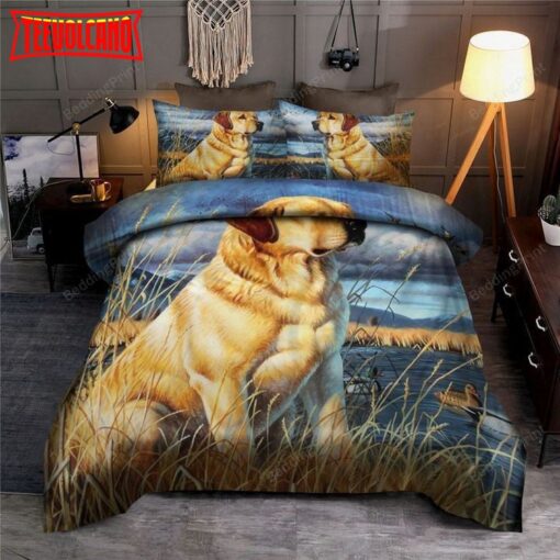 Hunting Duck Labrador Bed Sheets Duvet Cover Bedding Sets