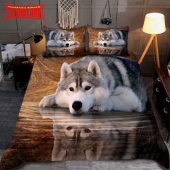 Husky Bedding Set Bed Sheets Duvet Cover Bedding Sets