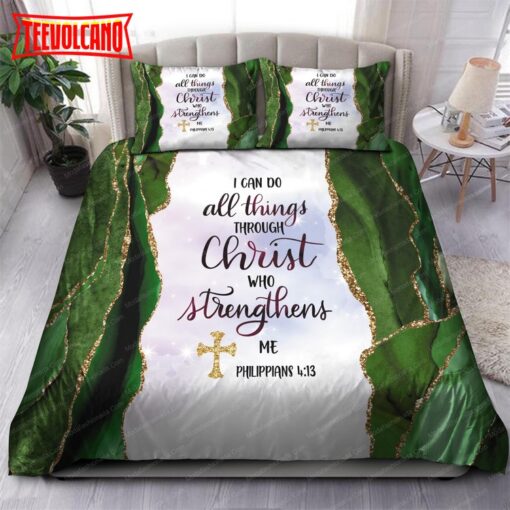 I Can Do All Things Through Christ Who Strengthens Me Bedding Sets