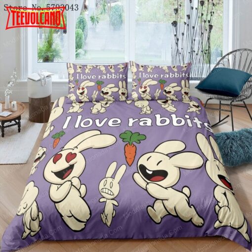 I Love Rabit Kids Bedding Sets