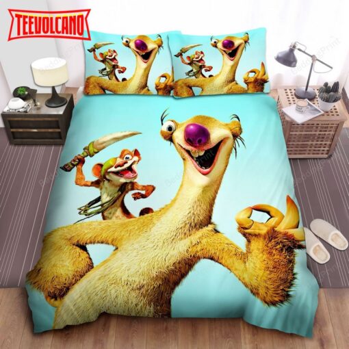 Ice Age Sid And Buck Bed Sheets Duvet Cover Bedding Sets