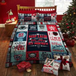 Ice Hockey Shut Your Five Hole Duvet Cover Bedding Sets