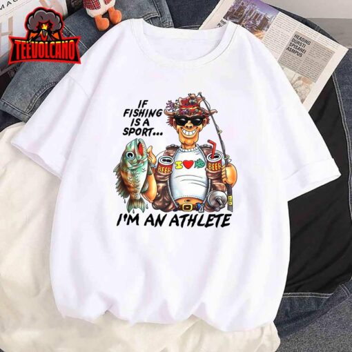 If Fishing Is A Sport I’m An Athlete Funny Fishing Lovers Tank Top