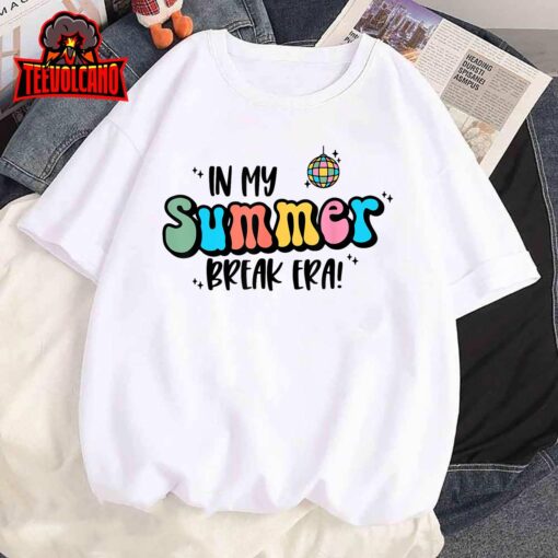 In My Summer Break Era Retro Last Day Of School Teacher Unisex T-Shirt