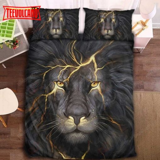 Inside Glow Lion Lava Duvet Cover Bedding Sets