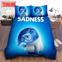 Inside Out Sadness Emotion Of Riley Illustration Bedding Sets