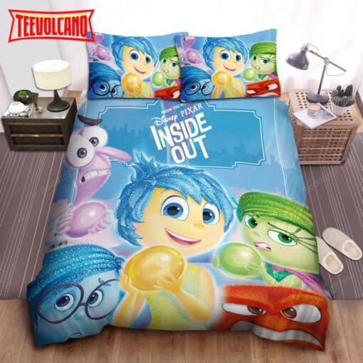 Inside Out The Five Emotions And The Memory Orbs Bedding Sets