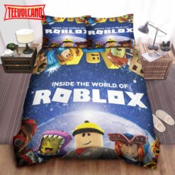 Inside The World Of Roblox Games Duvet Cover Bedding Sets