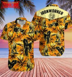 Ironworker Palm Tree Hawaiian Shirt