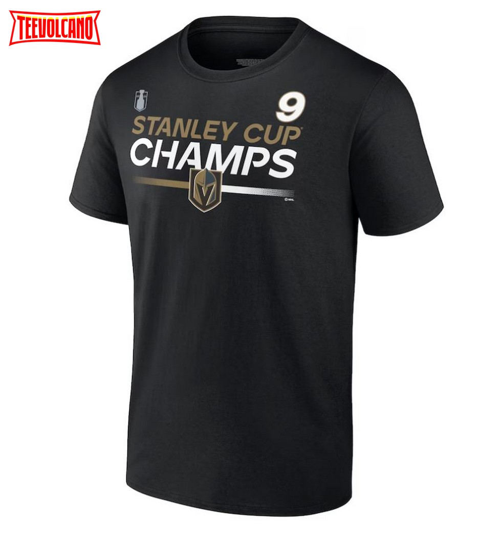 Jack Eichel Vegas Golden Knights 2023 Stanley Cup Champions Name & Number T-Shirt