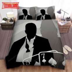 James Bond Black And White Duvet Cover Bedding Sets