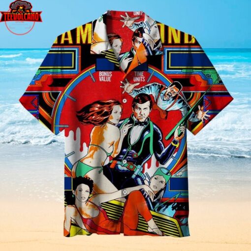 James Bond pinball Hawaiian Shirt