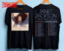 Janet Jackson Together Again Tour 2023  Double Side Shirt For Fan