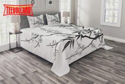 Japanese Cherry Blossoms Tree Branches Duvet Cover Bedding Sets