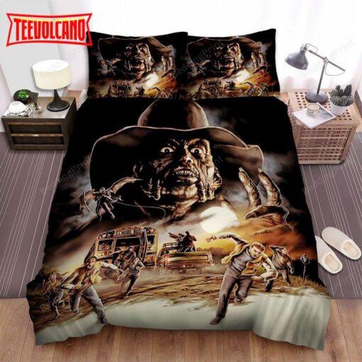 Jeepers Creepers Face Art Bed Sheets Duvet Cover Bedding Sets