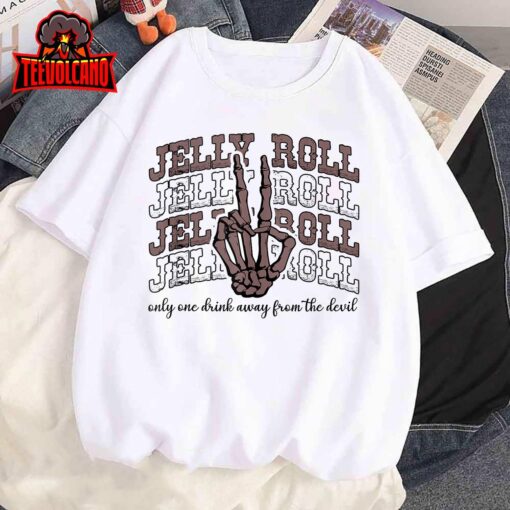 Jelly Roll Only One Drink Away From The Devil, Country Music Tank Top