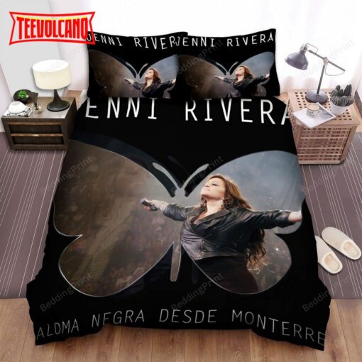 Jenni Rivera Butterfly Bed Sheets Duvet Cover Bedding Sets