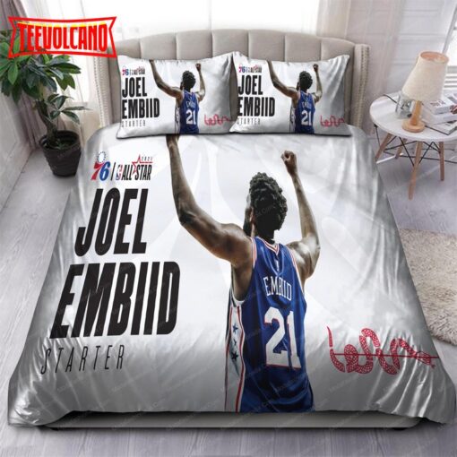 Joel Embiid Philadelphia 76ers NBA 101 Bedding Sets