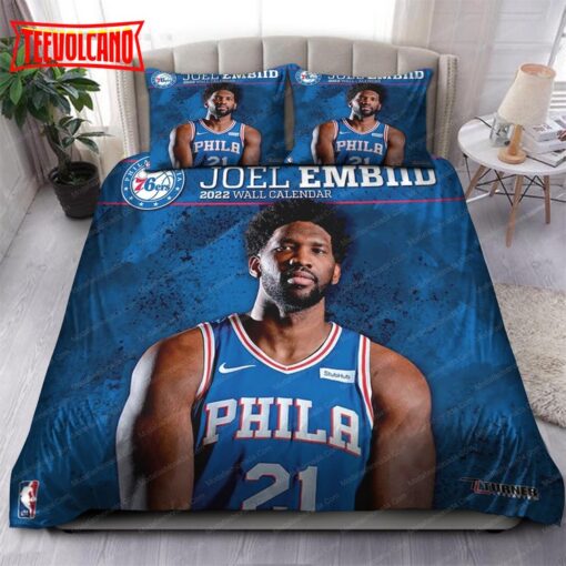Joel Embiid Philadelphia 76ers NBA 102 Bedding Sets