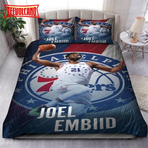 Joel Embiid Philadelphia 76ers NBA 106 Bedding Sets