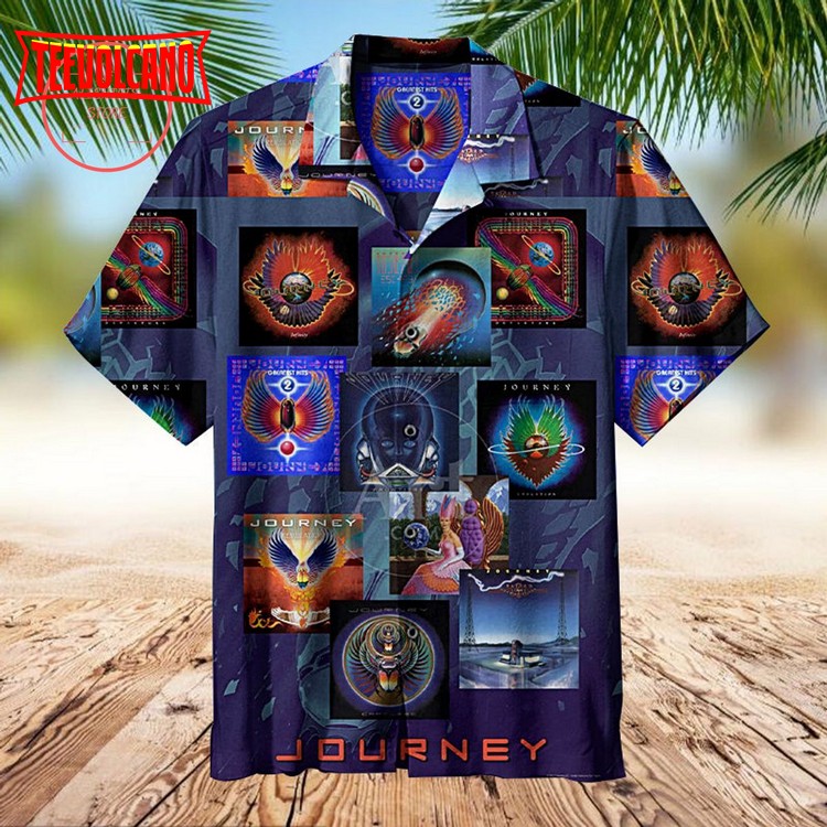 Journey Album Collage Hawaiian Shirt