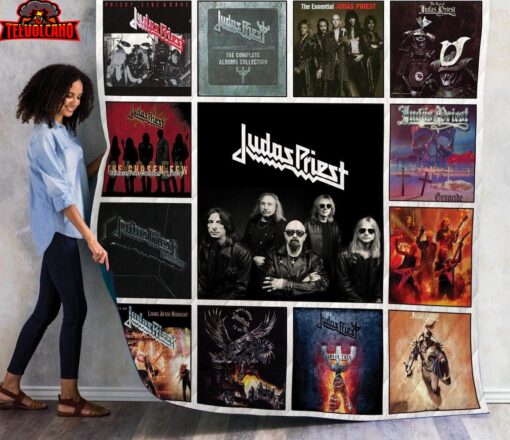 Judas Priest Compilation Albums 3D Customized Quilt Blanket