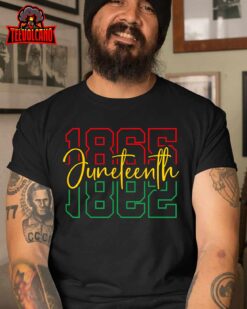 Juneteenth 1865 African American Black History Independence T-Shirt