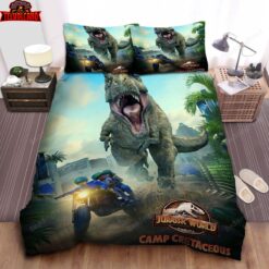 Jurassic Park Camp Cretaceous 3d Illustration Duvet Cover Bedding Sets