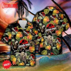 Jurassic Park Tropical Dinosaur Hawaiian Shirt