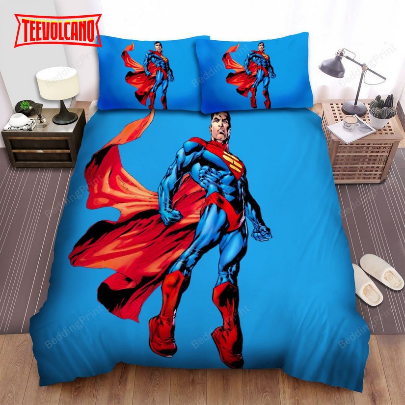 Justice League Superman Bed Sheets Duvet Cover Bedding Sets