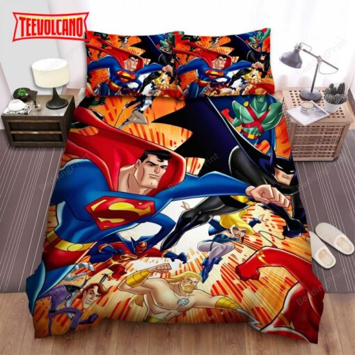 Justice League The Strongest Squad Bed Sheets Duvet Cover Bedding Sets