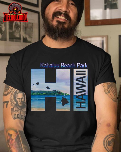 Kahaluu Beach Park HI Hawaii Aloha State Vacation T-Shirt