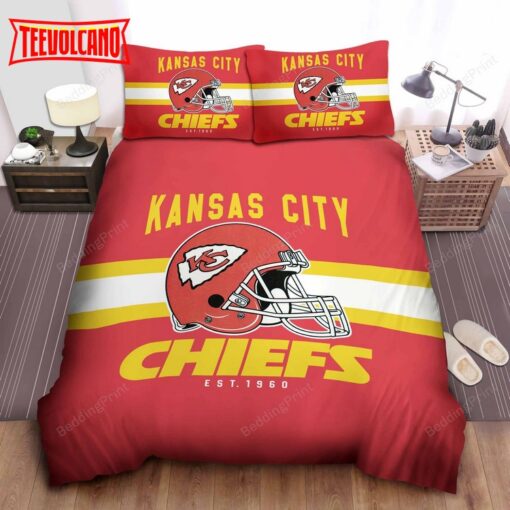 Kansas City Chiefs Nfl Team Duvet Cover Bedding Sets