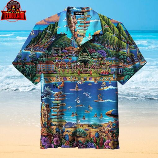 Kauai Island Hawaiian Shirt