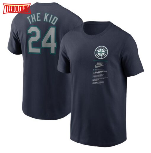 Ken Griffey Jr. Seattle Mariners Legend Name & Number T-Shirt