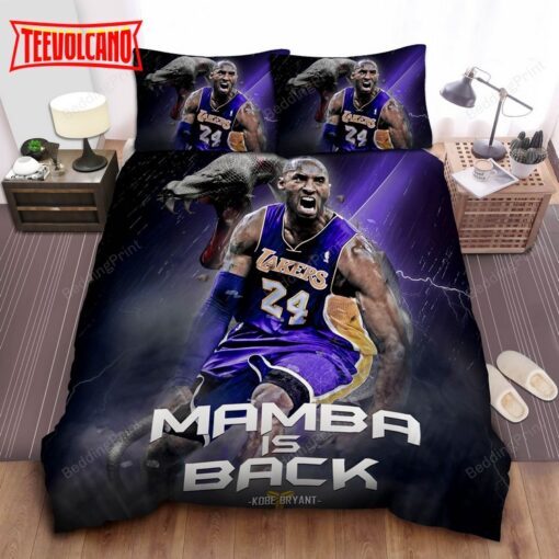 Kobe Bryant Mamba Is Back Duvet Cover Bedding Sets