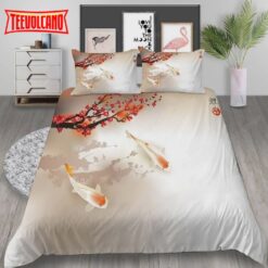 Koi Chinese Bed Sheets Duvet Cover Bedding Sets