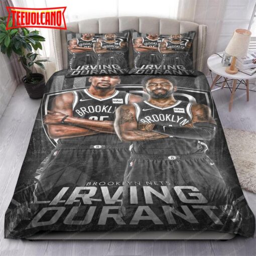 Kyrie Irving And Kevin Durant Brooklyn Nets NBA 158 Bedding Sets