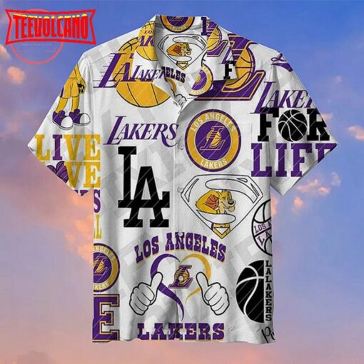 Lakers NBA Hawaiian shirt