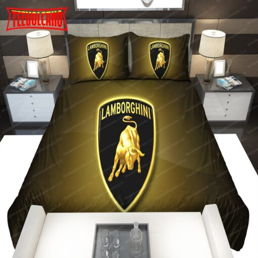Lamborghini Logo Wallpaper Duvet Cover Bedding Sets