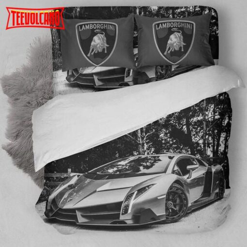 Lamborghini Veneno Car Duvet Cover Bedding Sets