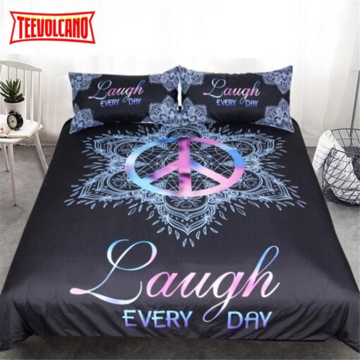 Laugh Every Day Bed Sheets Duvet Cover Bedding Sets