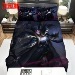 League Of Legends Coven Leblanc Digital Art Illustration Bedding Sets