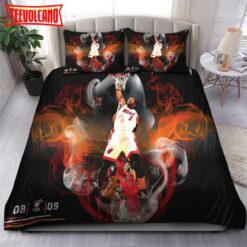 Legend Dwyane Wade Miami Heat NBA 55 Bedding Sets