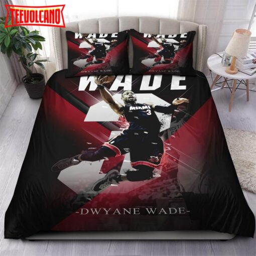 Legend Dwyane Wade Miami Heat NBA 56 Bedding Sets